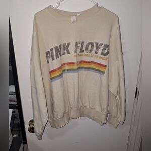 Pink Floyd Cream Sweatshirt Medium But Fits Like A Large
